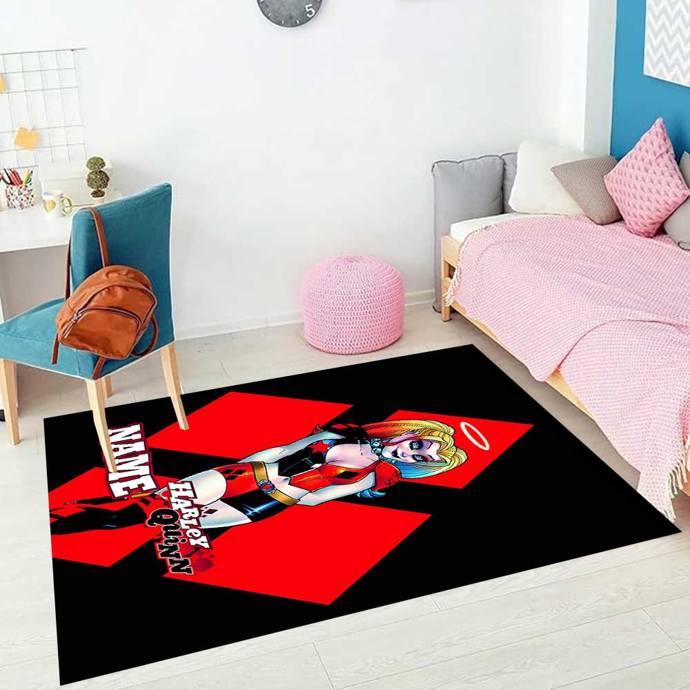 Warnermedia (2) Customize your name rug, office chair cushion, home bedroom living room gift.