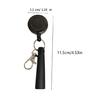 Elastic Pull Pen Sleeve with Key Ring Attachment Retractable Keychain Protects Pens from Damage in Backpacks and Desks