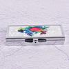 Metal Pill Box Cutter Splitters Pastilleros Estuche Folding Pill Case Container For Medicines Organizer 6 Slots 85mm*35mm*15mm