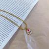 Pastoral Style Colorful Tulip Seed Bead Necklace Clavicle Chain Women's Niche Design Jewelry