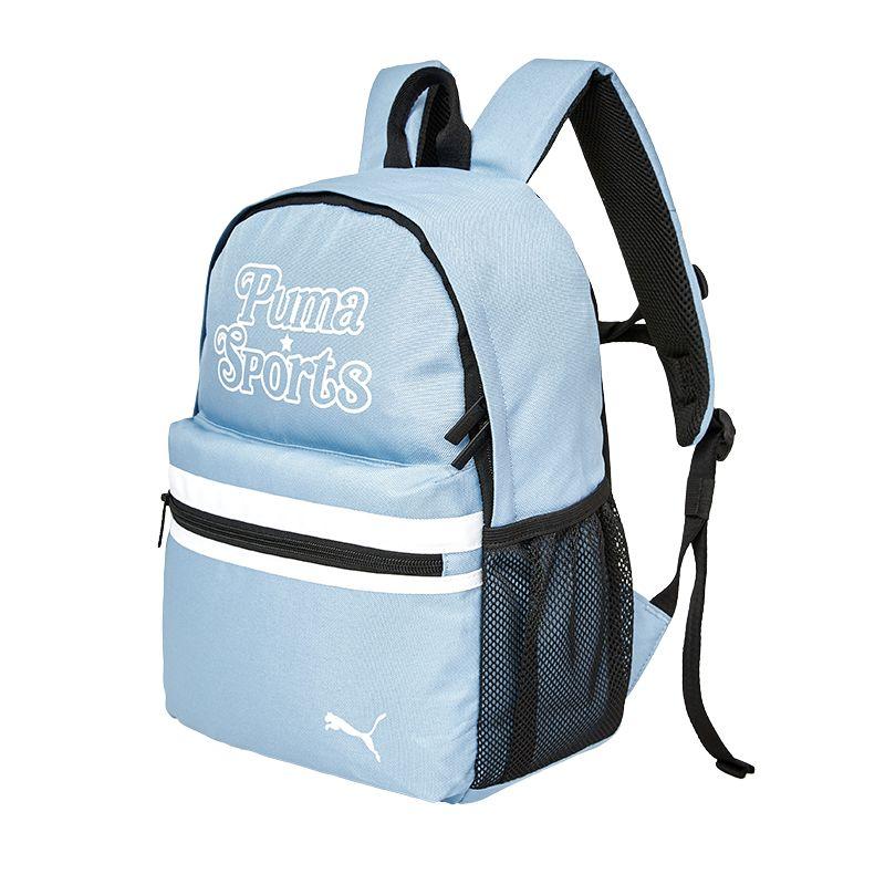 Puma Double Zipper Logo Fashion Backpack Kids Backpacks Blue 353324166201-88101 Blue
