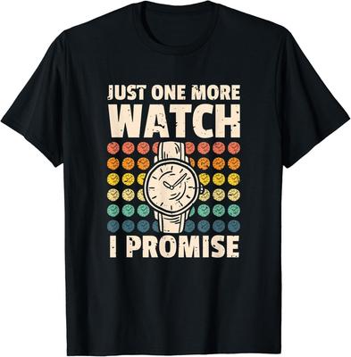 Nur noch eine Uhr, versprochen Uhrmacher Horologe Geschenk Unisex T-Shirt