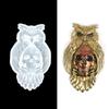 Semi-stereoscopic Owl Skull Wall Ornaments Drop Glue Mold Diy Wall Pendant Desktop Decoration Epoxy Silicone Mold