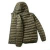 Winter Latest Mens Light and Short Trendy Everyday Cotton Clothes Slim and Warm Mens Hooded Jacket