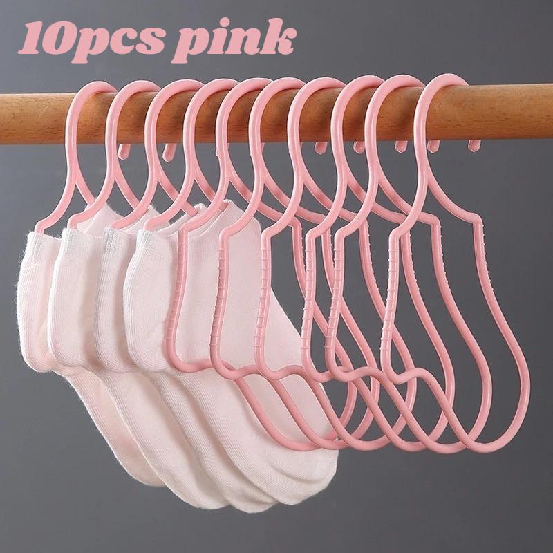 Xiaomi 10pcs Sock Drying Rack, Traceless Anti-Drop Plastic Hanger, Windproof Specialized Dryer for Socks Stockings, Sturdy Clips