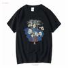 Gillan Konzerttour 1982 BAND Baumwoll-T-Shirt S bis 5XL S4956 Lang- oder Kurzarm Vintage Gewaschen Atmungsaktiv Mode