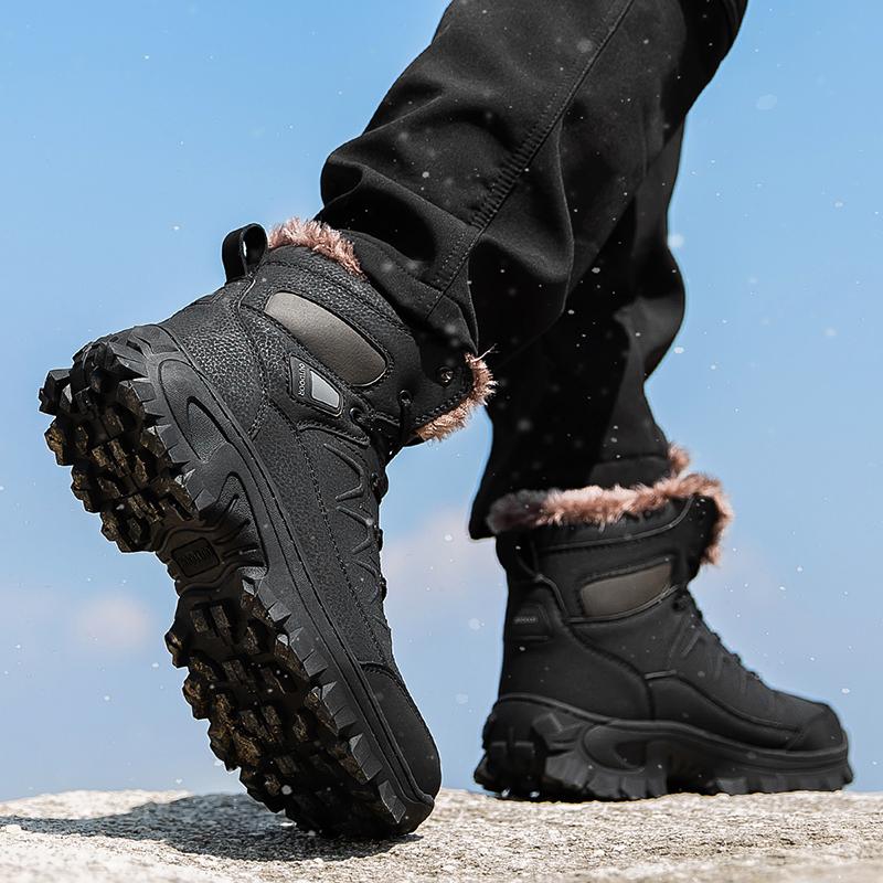 Talla 40- 48 Botas de Nieve de Invierno para Hombre Impermeables para Exteriores Botas de Hombre Estilo Ruso Botines para Hombre Botas de Nieve