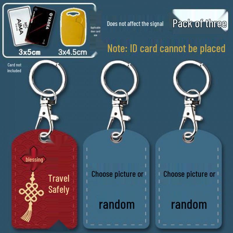 Mini Community Card Case Keychain - ICID Access Protective Sleeve & Bus/Elevator Holder