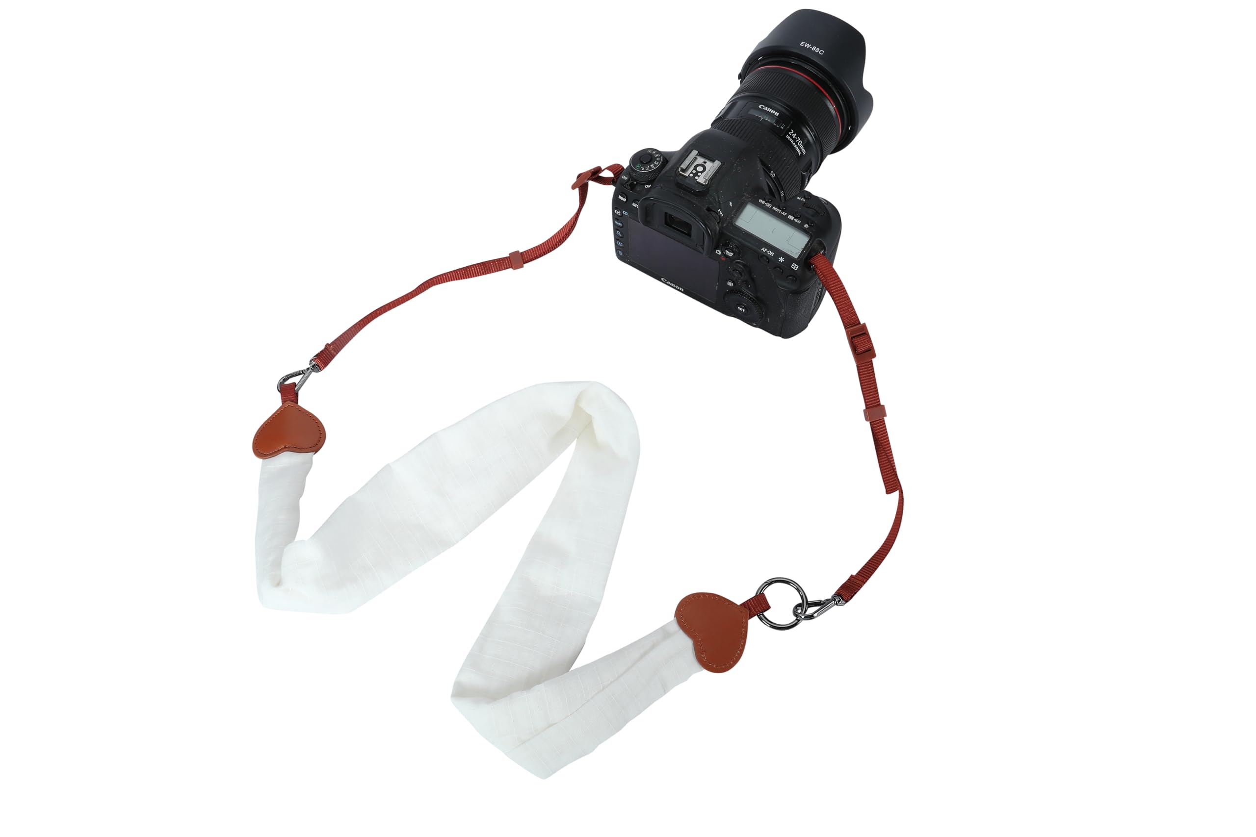 

Lokirif Soft Scarf Camera Strap Shoulder Neck Digital SLR (Smartphone Bag, Strap, Strap, Camera, Camera, Unisex) (Plain White)