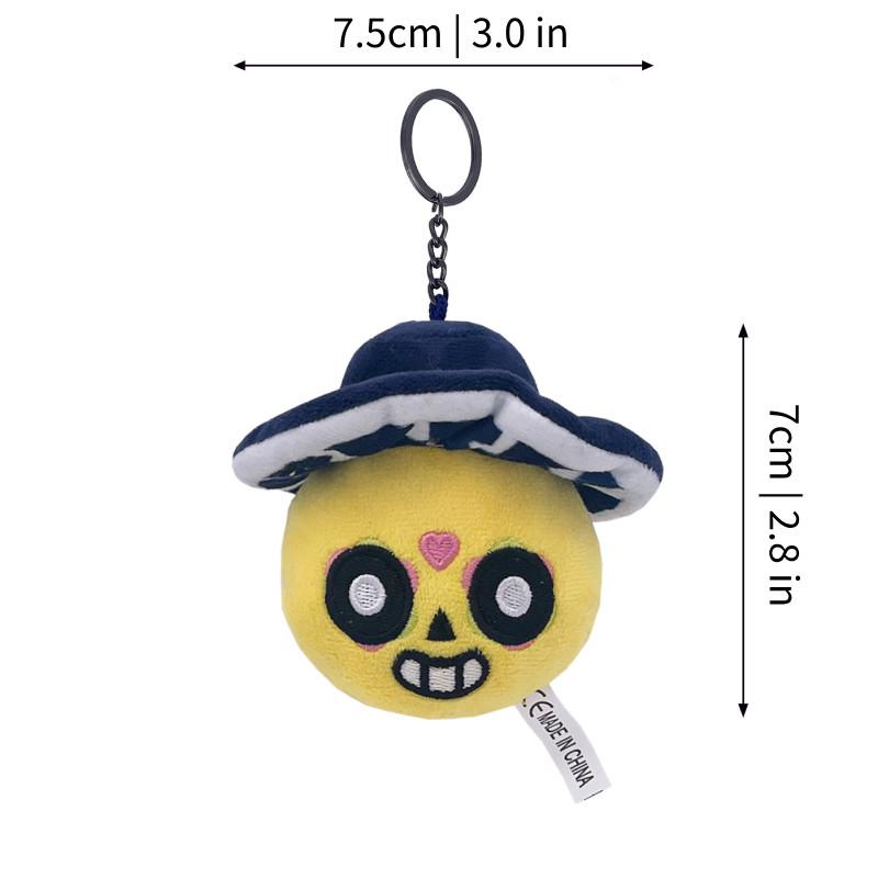 Adorable Spike Plush Keychain Toy From Brawl Stars With Soft Short Plush Fabric