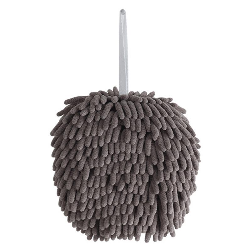 Japanese Style Chenille Quick-Dry Hand Towel - Absorbent & Thick for Kitchen/Bathroom Hanging Standard [No Sponge]