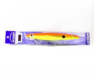 Fisherman Metal Jig Andaman 250 Grams Wave Uroko Orange Gold (0308)