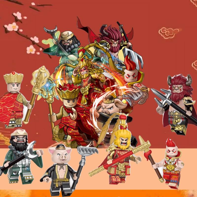 Tang Monk Sun Wukong And Zhu Bajie Model Toys For Kids