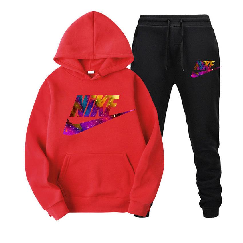 Damen Europäischer & Amerikanischer Street Style Hoodie Sweatshirt Set - Lässiger Zweiteiler Pullover für Outdoor Sportbekleidung