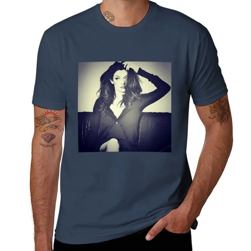 Funny Michelle Gomez Design T-Shirt Summer Clothes Customs Anime Clothes Mens Clothing