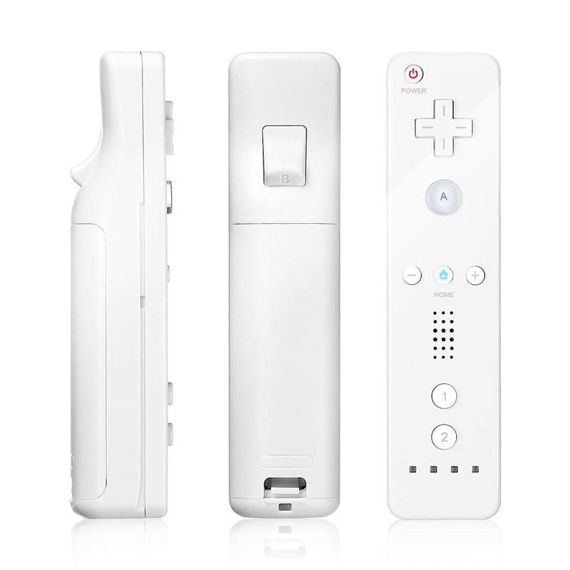 Remote Handle Nunchuck Gamepad for Nintendo Wii Controller Joystick Built-in Motion Plus With Silicone Case