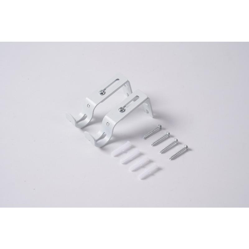 

Металлический римский кронштейн для карниза Регулируемый кронштейн Крючок для штор Аксессуары для карниза Универсальный кронштейн для карниза 2set белый