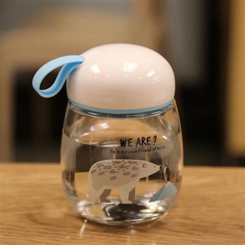 FUGUANG Mini Cartoon Animal Portable Glass Cup
