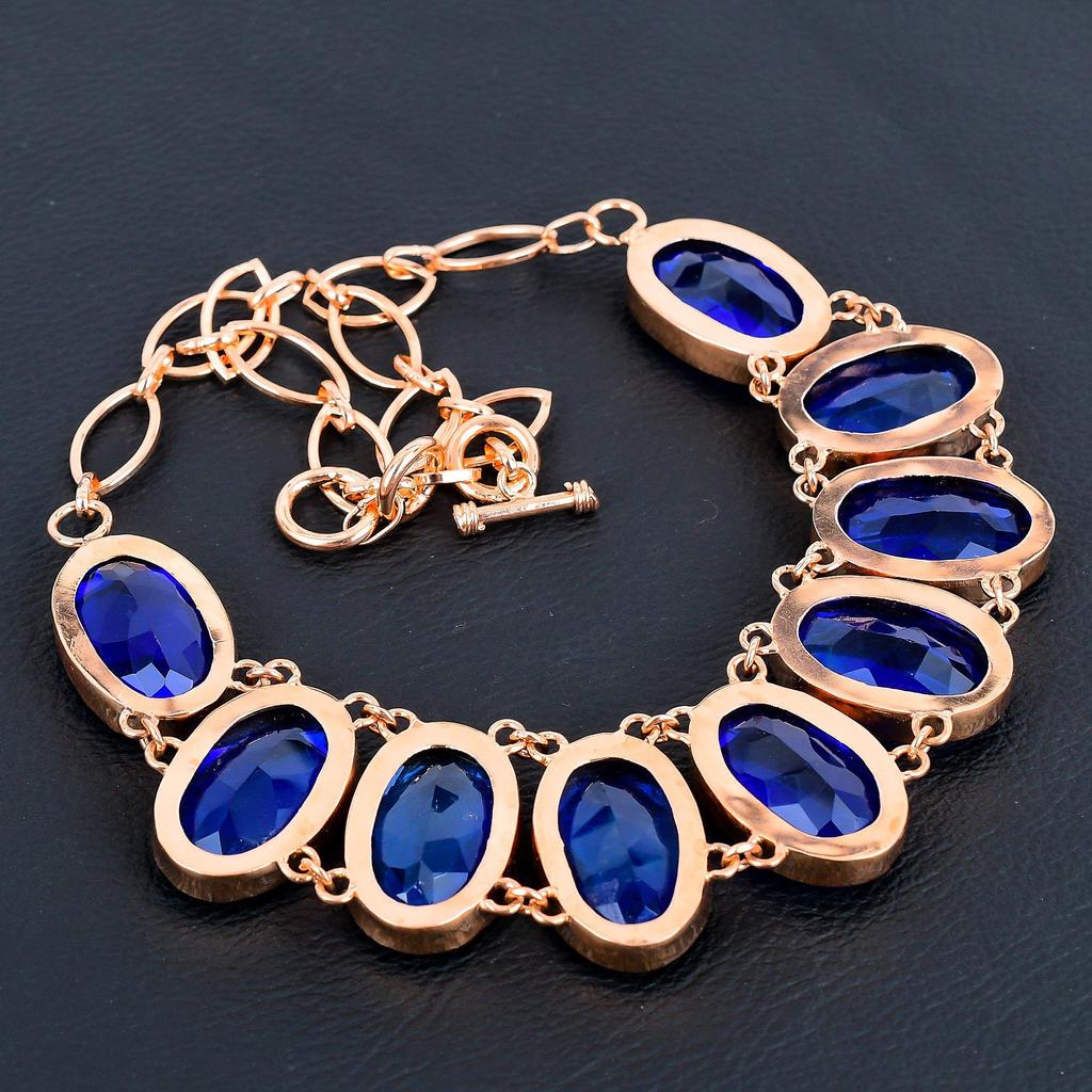 Purple Topaz Necklace Jewelry, Adorable Gemstone Jewelry, Handmade Copper Jewelry For Thanksgiving