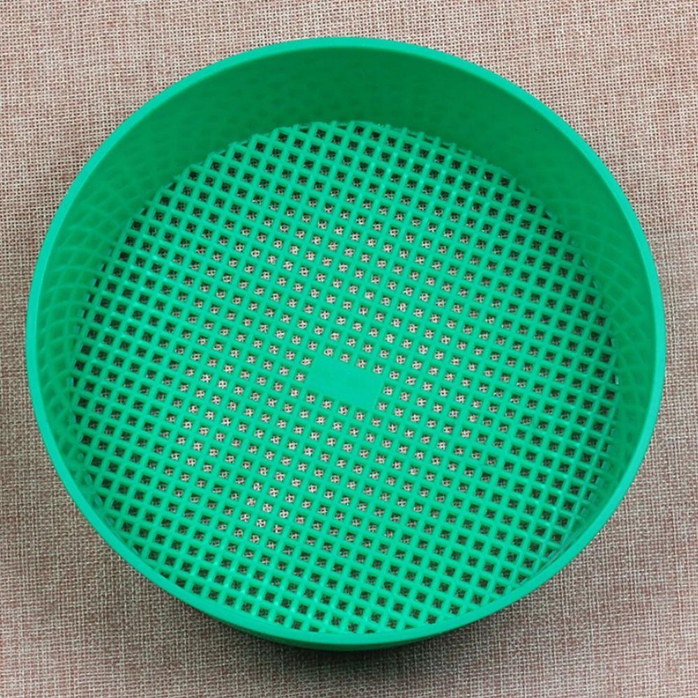 Plastic Soil Sieve Green Rock Sifter Gardening Tool Garden Sieve Home Planting