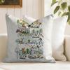 Sheet music design Cushion Cover Natural Linen Double Sided Print  Throw Pillow Case for Sofa Couch Home Decor
