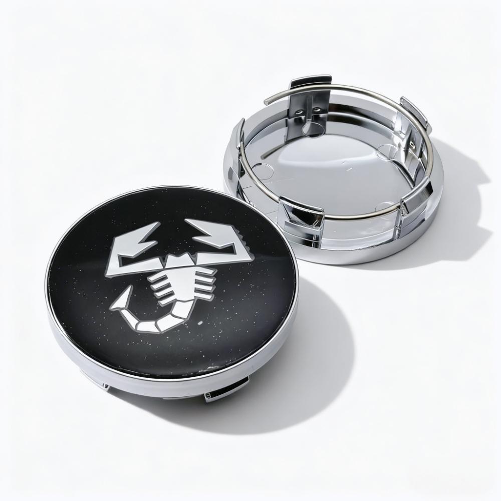 4pcs 58MM 54MM Scorpion Logo Emblem Badge Car Wheel Center Caps Wheel Hubcaps Rim Hub Center Dust Cover Replace Car Accessories