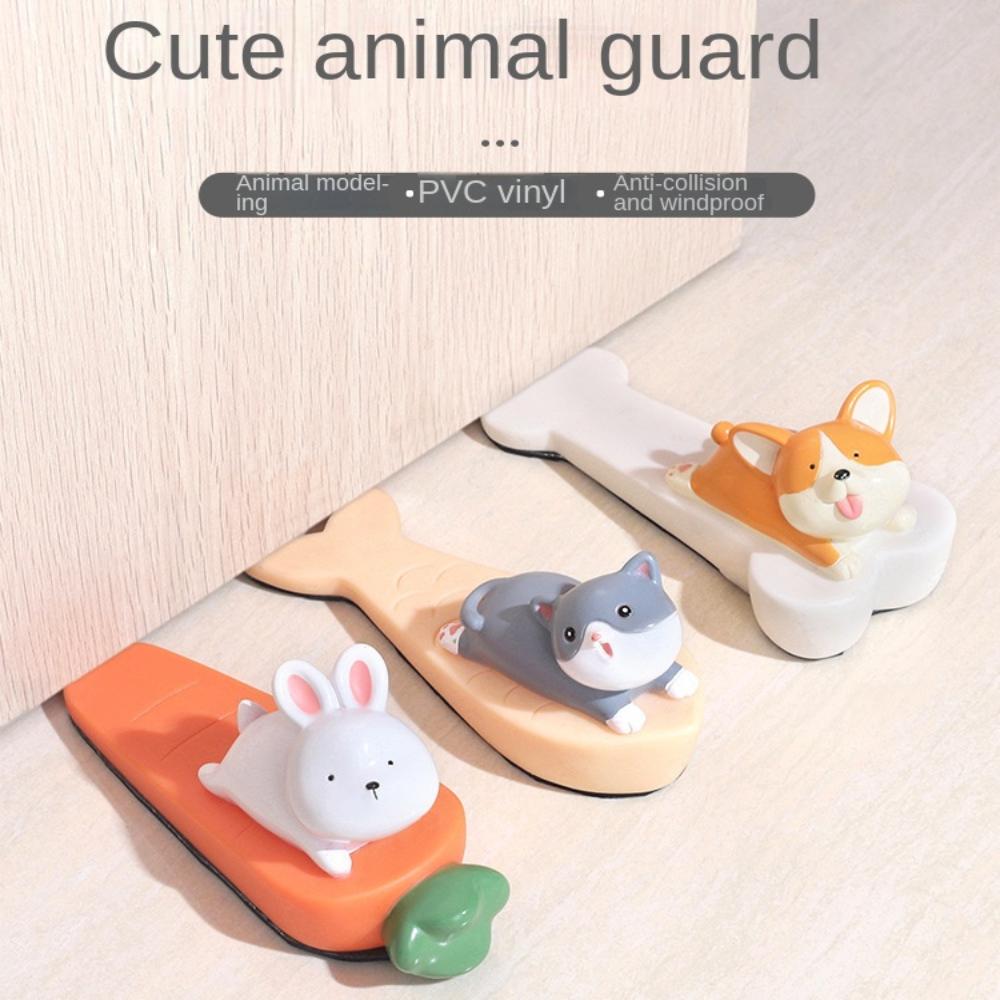 Mute Door Holder Stopper Anti-collision Door and Wall Stopper Stopper Plug for Door Household