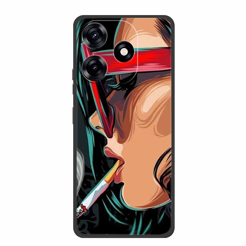 For Infinix Hot 30 4G Case Popular Black Silicone Soft Back Cover Case For Infinix Hot 30i 30 Phone Case Cover Hot30 Coque Funda
