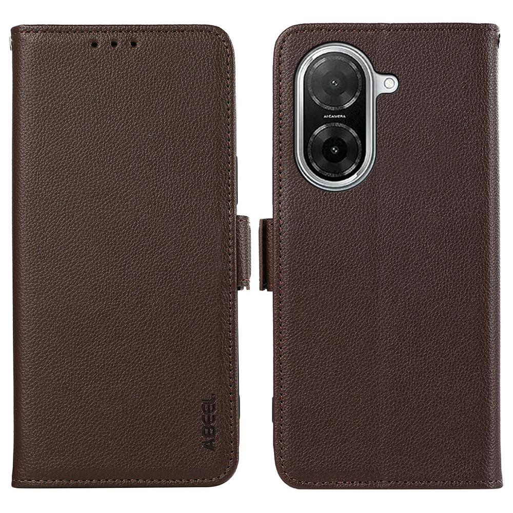 ABEEL Für Xiaomi Redmi A5 NFC (EU) (173.45*79.35*8.45mm) Hülle Leder mit Litschi-Textur RFID-Blockierung Handyhülle