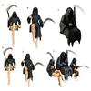 Gothic Desktop Sculpture Handmade Art Ornaments Mysterious Fantasy Figure Halloween Theme Garden Shelf Decoration
