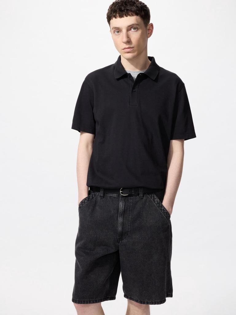 Uniqlo Airism Cotton Pique Polo Shirt