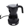 Electric Coffee Maker 3 Cup Aluminum Octagonal Electric Mocha Pot for Home Travel  