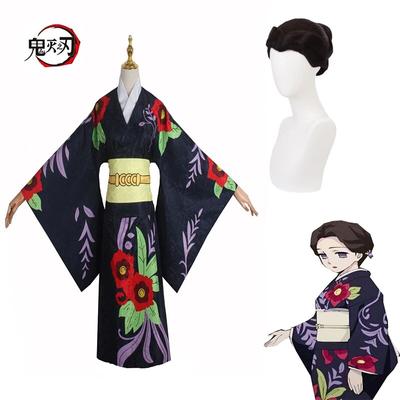 Anime Comic Demon Slayer Kimetsu no Yaiba Cosplay Costumes Tamayo Kimono Cosplay Costumes