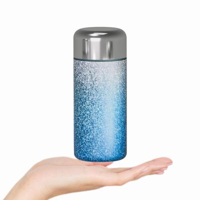 IOLOYU Garrafa Mini de Aço Inoxidável com Isolamento a Vácuo de 300ml com Revestimento de Titânio, Design Resistente à Ferrugem, Mantém Quente ou Frio por 12 Horas, Fácil de