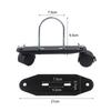 Electric Heater Mobile Pulley Bracket Stand 2x Pack with 360 Degree Rotating Casters Carbon Steel Frame for Reliable Mobility
