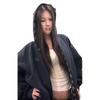 Cool American Sweet Pattern Women's Embroidered Hooded Sweatshirt - Autumn Loose Fit Cardigan