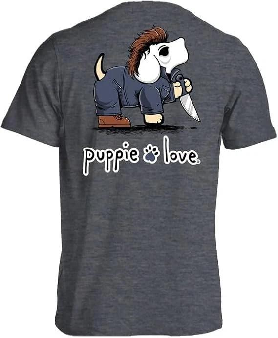 New PUPPIE LOVE Horror Movie T-Shirt, Stalker pup 4XL