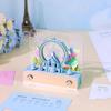 Time Piece Calendar 2026 Desk Calendar With Led Light 3D Tear-Away Calendar Paper Carving Art Memo Pad Notepad Gift Christmas