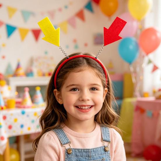 Kids Headband Non-Slip Base Stable Fit Spring Design Mark Flower Hand Decor Hair Hoop