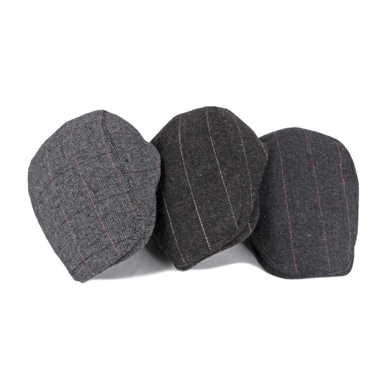 Jesenné Zimné Rybia Kosť Barety Muži Britský Retro Kačací Jazyk Gatsby Maliarske Klobúky Plochý Klobúk Šofér Ivy Klobúk Gorro Hombre Boina