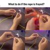 Latest Lights Toy String Glow in The Dark String Rope Launcher Luminous Travel Size Handheld String Stress Relief Toy ideal for Children Gift Idea