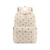 Corduroy Large Capacity Backpack with Padded Shoulder Straps for Students Casual Everyday Use