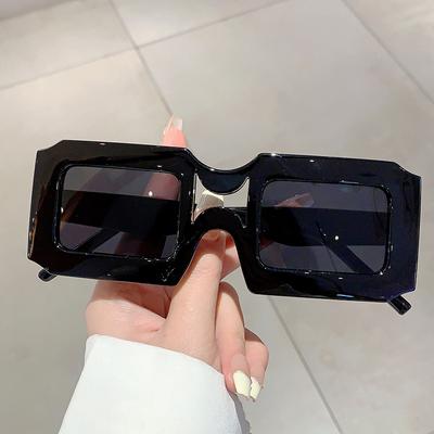 Neue Vintage Quadratische Sonnenbrille Damen Herren Marke Rechteck Sonnenbrille Weiblich Oval Brillen Oculos De Sol für Männlich Weiblich Brillen