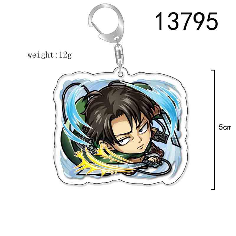 Attack On Titan Anime Acrylic Keychain Pendant - Creative Jewelry Gift