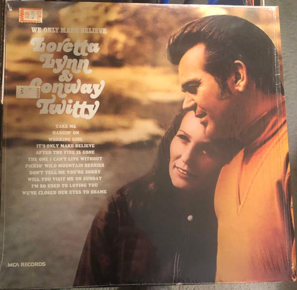 LP Record LORETTA LYNN, CONWAY TWITTY - We Only Make Believe MCA8 MCA US Country/Folk Used