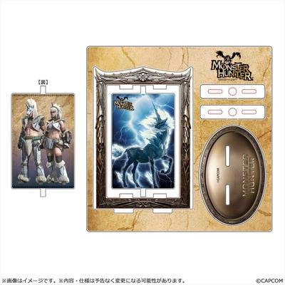 CAPCOM Monster Hunter Rotating Acrylic H143 X W143 X PMMA Stand, Kirin, Approx. D3mm,