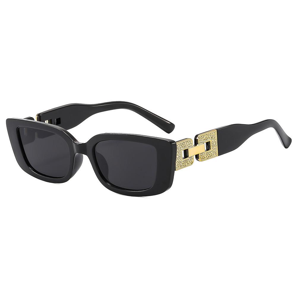 

Retro Square Sunglasses Men And Women Uv400 Protection For Outdoor Travel And Party A