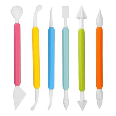 Dual Head Fondant Modeling Tools Cake Cheesecake Icing Decorating Household Wedding Bakeware Homemade Supplies Kitchen