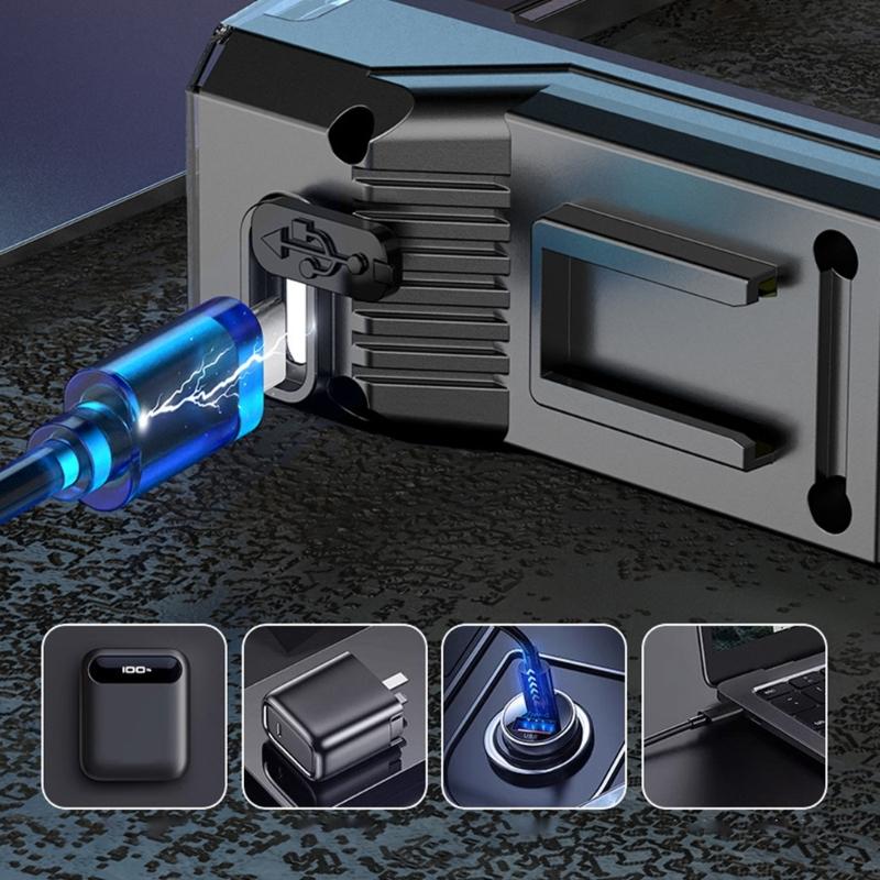 Wide Angle Bike Headlight Universal Bike Flashlight Waterproof 3 Mode USB Rechargeable Bike Light for Night Riding