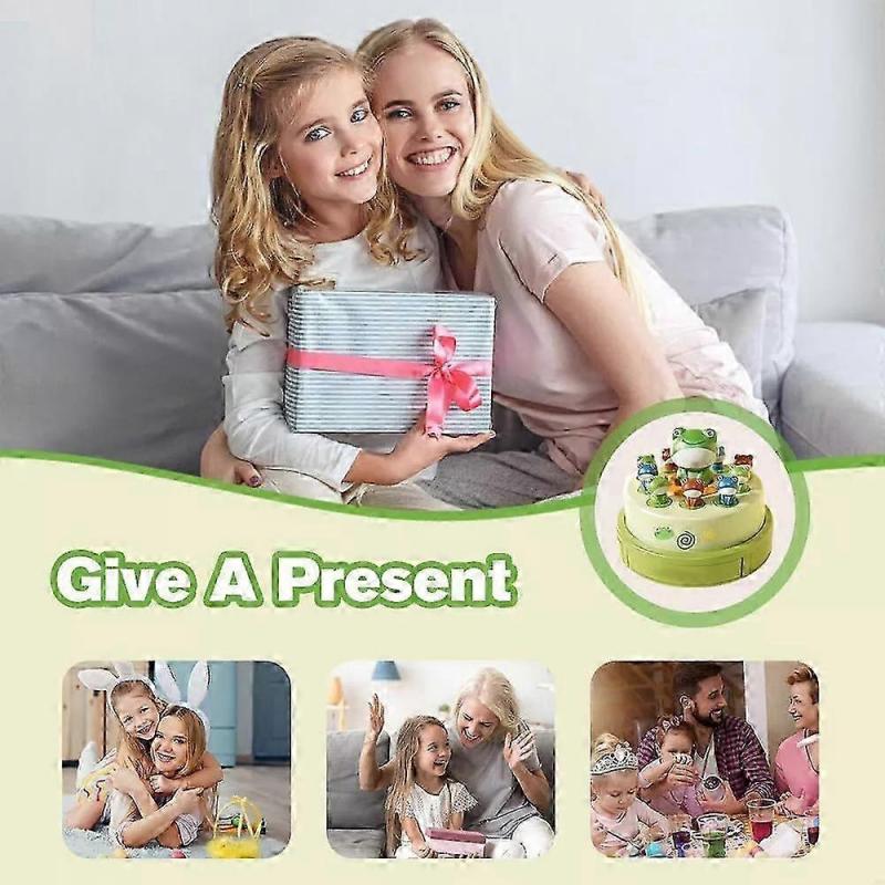 Bounce and Catch Frog Board Games Parent-Child Interactive Tabletop Family Game